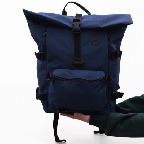 Рюкзак-роллтоп USVIT Nomad 20–30 л для ноутбука 15–17″ со съемной сумкой, темно-синий (62275) Рюкзак-роллтоп USVIT Nomad 20–30 л для ноутбука 15–17″ со съемной сумкой, темно-синий (62275)