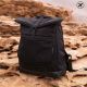 Рюкзак-роллтоп USVIT Frog flap 20–30 л Cordura 1000D для ноутбука, черный (62252)