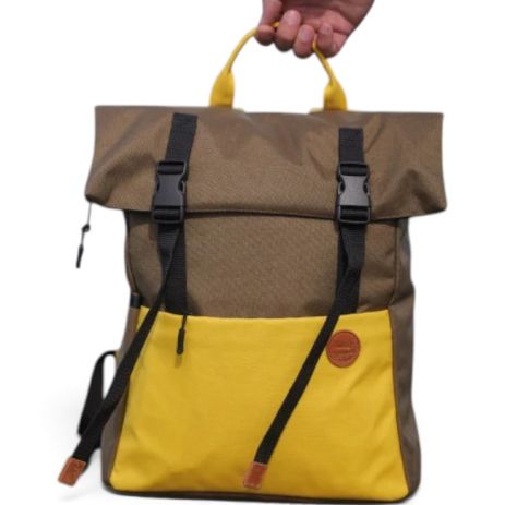 Рюкзак-роллтоп USVIT Treasure 18,2 л для ноутбука до 17″ Cordura, желто-коричневый (62199)