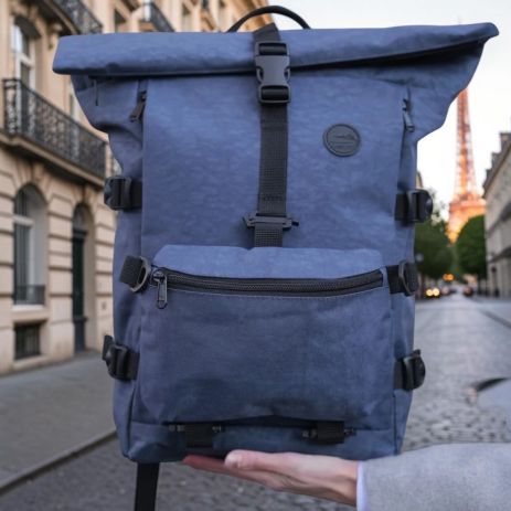 Рюкзак-роллтоп USVIT Nomad 20–30 л для ноутбука 15–17″ со съемной сумкой, синий (62254)