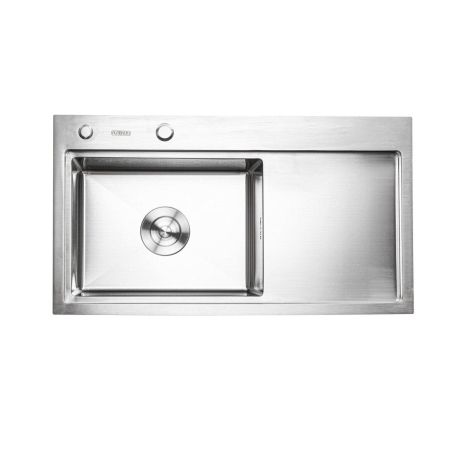 Кухонная мойка нержавейка VALESO CM 78*43 L Handmade (3.0/1.0)