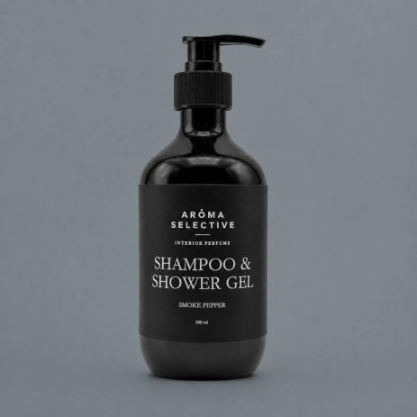 Парфюмированный шампунь и гель для душа Aroma Selective Smoke Pepper Shampoo&Shower Gel для всех типов волос, 500 мл Парфюмированный шампунь и гель для душа Aroma Selective Smoke Pepper Shampoo&Shower Gel для всех типов волос, 500 мл