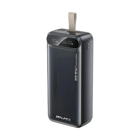 Power Bank Awei PA-12 30000mAh PD 22.5W LED Black UA UCRF