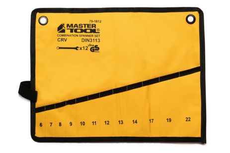 Чехол для гаечных ключей 12 карманов MASTERTOOL 79-1812