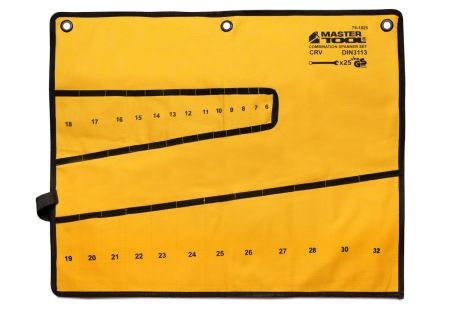 Чехол для гаечных ключей 25 карманов MASTERTOOL 79-1825