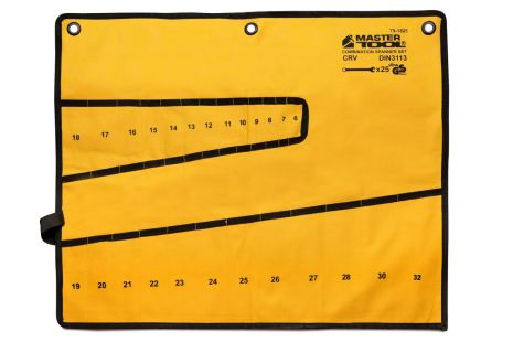 Чохол для гайкових ключів 25 кишень MASTERTOOL 79-1825 Чохол для гайкових ключів 25 кишень MASTERTOOL 79-1825
