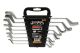 Ключи накидные SATIN FINISH набор 8 шт (6–20/22 мм) CrV DIN 838 MASTERTOOL 72-3108