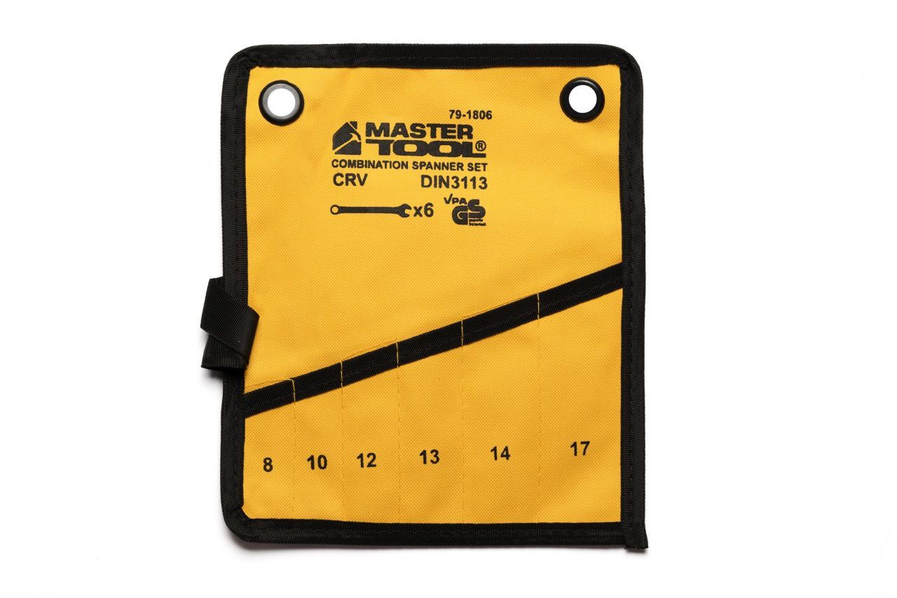 Чехол для гаечных ключей 6 карманов MASTERTOOL 79-1806 Чехол для гаечных ключей 6 карманов MASTERTOOL 79-1806