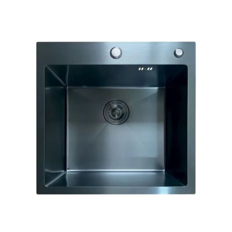 Мойка из нерж. стали MIXXUS MH5050 MICRO DECOR BLACK (3.0/0.8) (цвет черный) (MI8215) Мойка из нерж. стали MIXXUS MH5050 MICRO DECOR BLACK (3.0/0.8) (цвет черный) (MI8215)