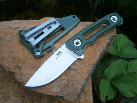 Ніж фултанг туристичний SOG Provider FX Olive 20 см