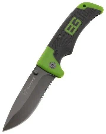 Ніж складаний "Скаут 4" BG Gerber Ultimate Scout 4 Green із серейтором 19 см
