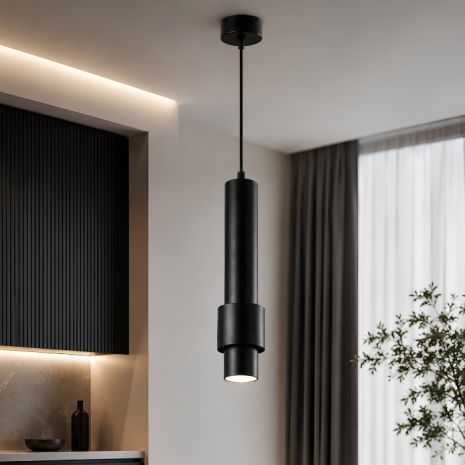 Підвісна люстра Sirius RT523 BK 7W 70*1000mm
