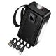 УМБ HOCO Jingyao power bank dual lighting four cables J173A 30000mAh |1C/2A, 22.5W/3A, PD/QC| 30000m black УМБ HOCO Jingyao power bank dual lighting four cables J173A 30000mAh |1C/2A, 22.5W/3A, PD/QC| 30000m black