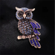 Брошка Сова OWL шпилька з синьою совою Брошка Сова OWL шпилька з синьою совою