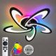 Люстра потолочная светодиодная с музыкальной колонкой и RGB подсветкой для гостиной и спальни VALESO YZD1274