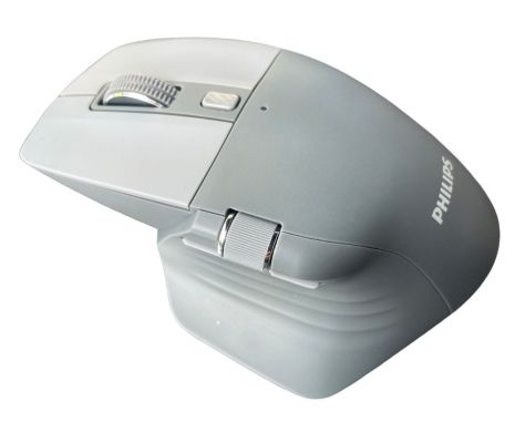 Бездротова миша Philips MX Prime 4 Bluetooth, 2.4 ГГц, 4000 DPI, USB-A/USB-C, акумулятор, Gray