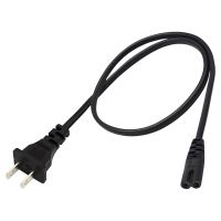 Кабель питания C7 to 2pin (американская розетка) 50cm(250V/6A Max) Power Cable For XBOX PS4 та ін. без упаковки, Black