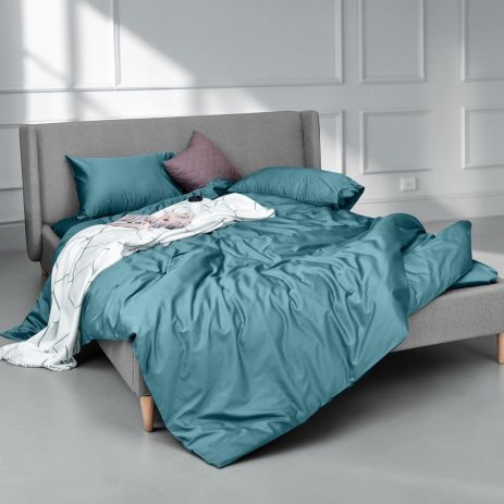 Комплект постільної білизни IDEIA Premium Satin євро 200×220 см, м’ята (8-36083*002) Комплект постільної білизни IDEIA Premium Satin євро 200×220 см, м’ята (8-36083*002)