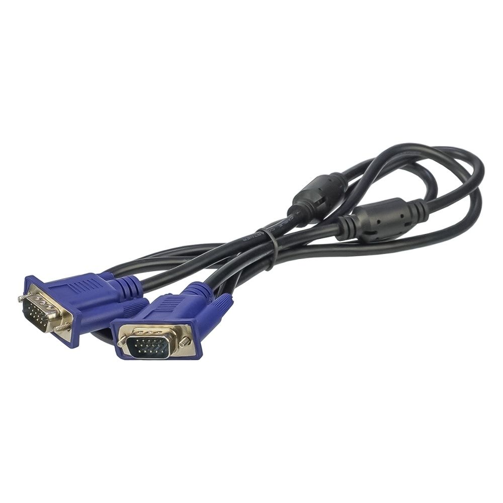 Мультимедійний кабель VGA-VGA 1.5m black Мультимедійний кабель VGA-VGA 1.5m black