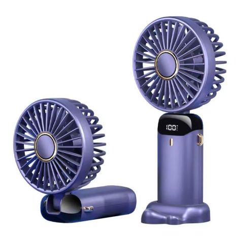 Вентилятор ручний 5 режимів USB Mini Fan, мінівентилятор з акумулятором, Кишеньковий вентилятор маленький