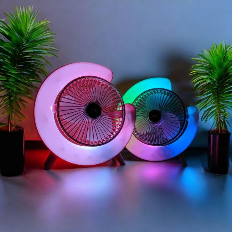 Вентилятор аккумуляторный настольный с подсветкой RGB, аккумуляторные вентиляторы, usb вентилятор для дома Вентилятор аккумуляторный настольный с подсветкой RGB, аккумуляторные вентиляторы, usb вентилятор для дома