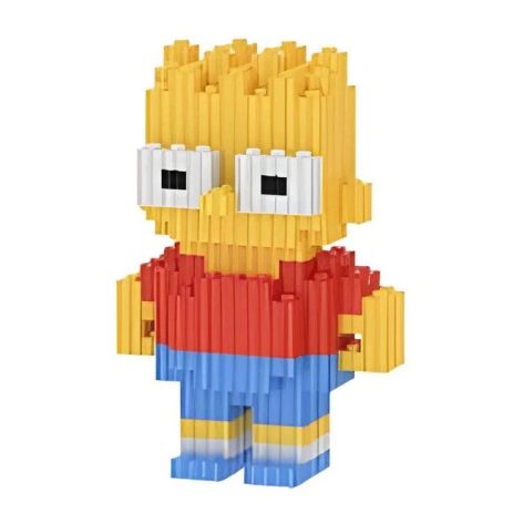 Конструктор 3D Барт Сімпсон Magic Blocks "Мультгерої" 12 см