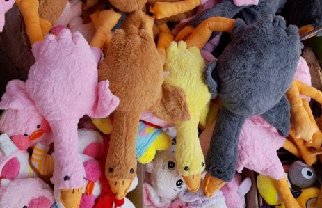 Игрушка гусь обнимусь 160см Розовый