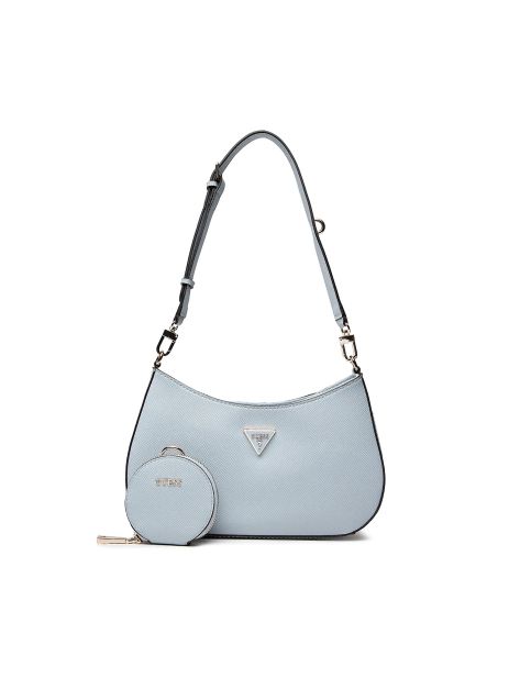 Женская сумка Guess 017 багет хобо голубая Женская сумка Guess 017 багет хобо голубая