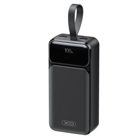 Повербанк XO PR298 65W 30000 mAh Black