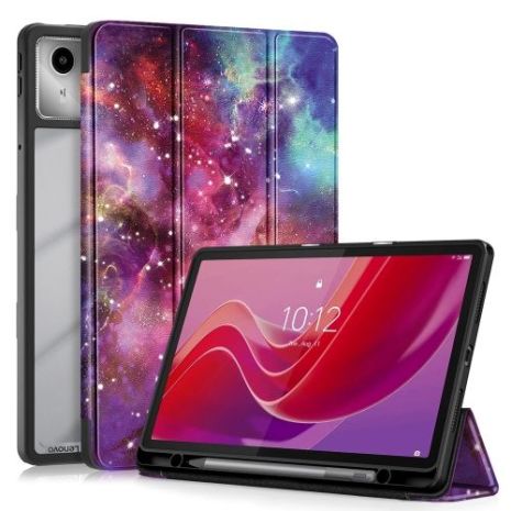 Практичний чохол TPUCristal з тримачем для пера для Lenovo Tab M11 Xiaoxin Pad 2024 11 Галактика
