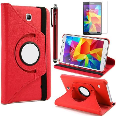 Чохол для Samsung Galaxy Tab 3 7.0 T210 з поворотом на 360 Червоний