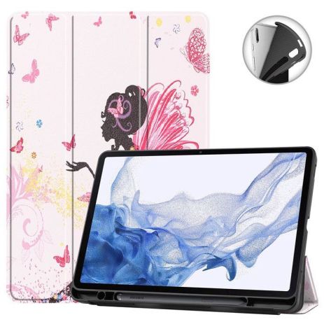 Чохол SlimTPU з тримачем для S Pen для Samsung Galaxy Tab S10+ Plus / S9 Fe + / S9 Plus Фея