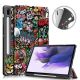 Чохол SlimTPU з тримачем для S Pen для Samsung Galaxy Tab S10+ Plus / S9 Fe + / S9 Plus Графіті