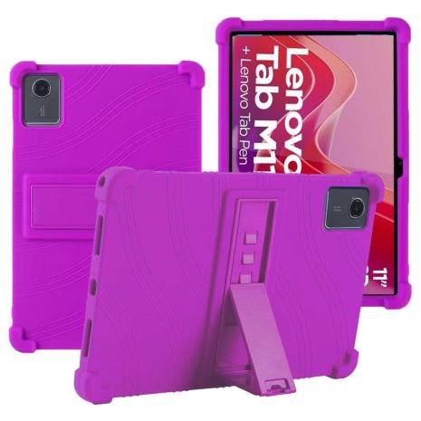 Чехол SoftGel Kids дитячий Xiaoxin Pad 2024/Tab M11 TB330FU TB331FU Фіолетовий