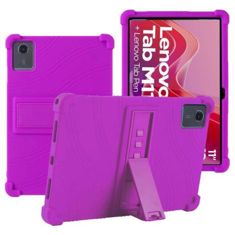 Чехол SoftGel Kids дитячий Xiaoxin Pad 2024/Tab M11 TB330FU TB331FU Фіолетовий