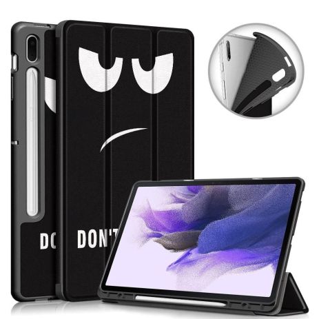 Чохол SlimTPU Spen holder для Samsung Galaxy Tab S10+ Plus / S9 Fe + / S9 Plus Не чіпай Мій Планшет