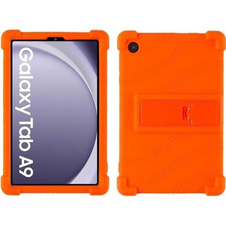 Чехол SoftGel Kids дитячий для Samsung Galaxy Tab A9 SM X110 X115 Помаранчевий