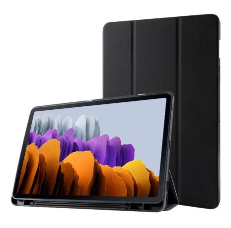 Чохол SlimTPU S-Pen тримач для Samsung Galaxy Tab S10+ Plus / Fe + / S9 Plus Чорний