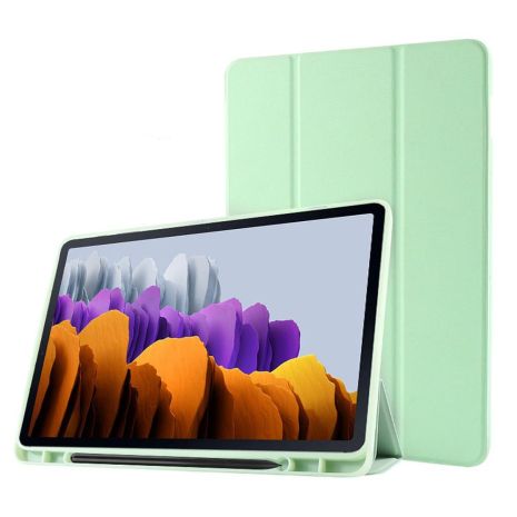 Чохол SlimTPU S-Pen holder для Samsung Galaxy Tab S10+ Plus / Fe + / S9 Plus Мятний - універсальний