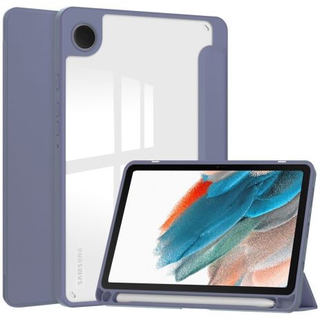 Фіолетовий чохол TPU Cristal Slim TPU Spen holder для Samsung Galaxy Tab A9 8.7 X110 X115