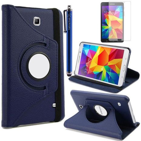 Чехол для Samsung Galaxy Tab 3 7.0 T210 з поворотом на 360 Синій