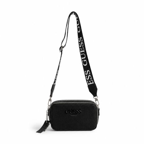 Брендова сумка через плече Guess для жінок, чорна