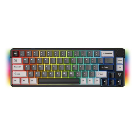 Клавіатура Бездротова ігрова Fantech ATOM PRO66 MK919 Blue Switch Чорний