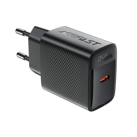 Мережевий зарядний пристрій Acefast A104 Type-C PD25W чорний Мережевий зарядний пристрій Acefast A104 Type-C PD25W чорний