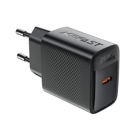 Сетевое зарядное устройство Acefast A104 Type-C PD25W черное