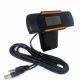 HD веб-камера Okey 720P Black/Orange