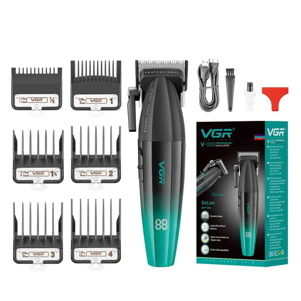 Машинка для стрижки VGR V-003 GREEN Машинка для стрижки VGR V-003 GREEN