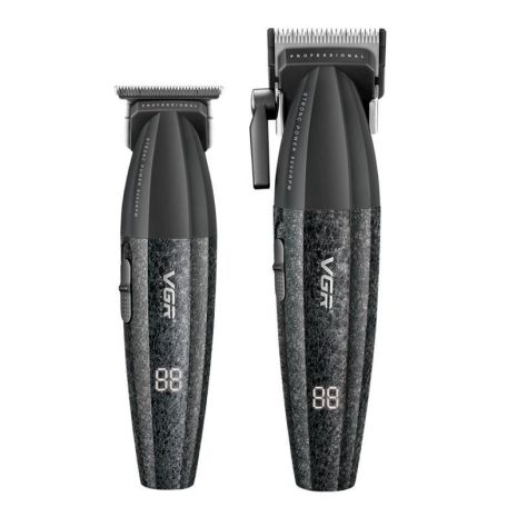 Набір машинка + тример VGR V-640 BLACK