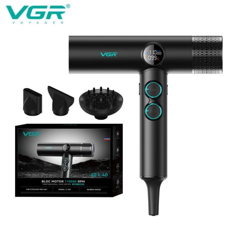 Професійний фен для волосся VGR V-401 Black Професійний фен для волосся VGR V-401 Black