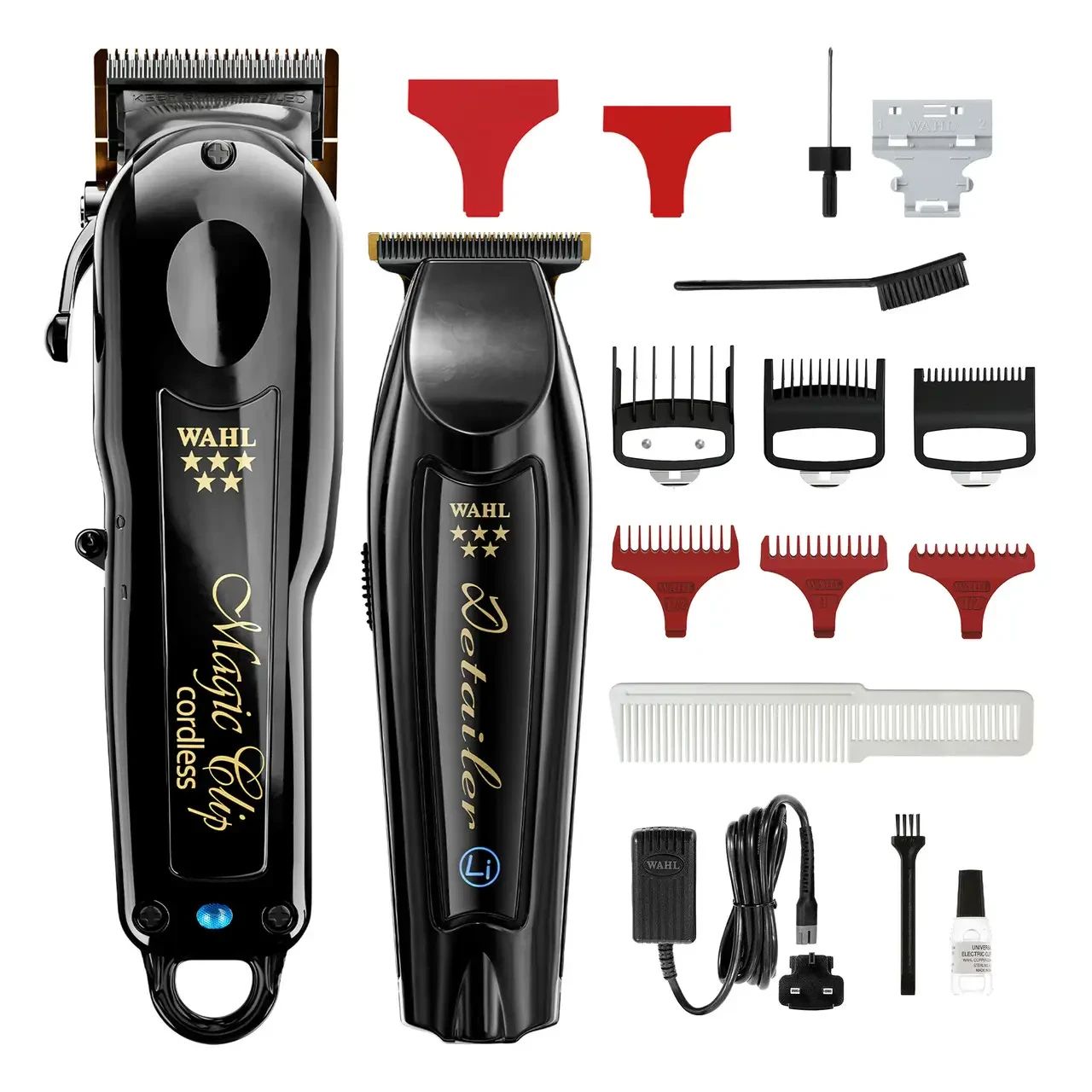 Набір машинок Wahl Cordless Barber Combo 5 Star Black (Magic Clip Cordless + Detailer Wide Cordless) Набір машинок Wahl Cordless Barber Combo 5 Star Black (Magic Clip Cordless + Detailer Wide Cordless)